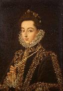 Alonso Sanchez Coello Portrait of the Infanta Catalina Micaela Spain oil painting artist